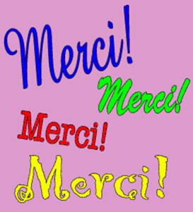 Gif animé plein de merci 